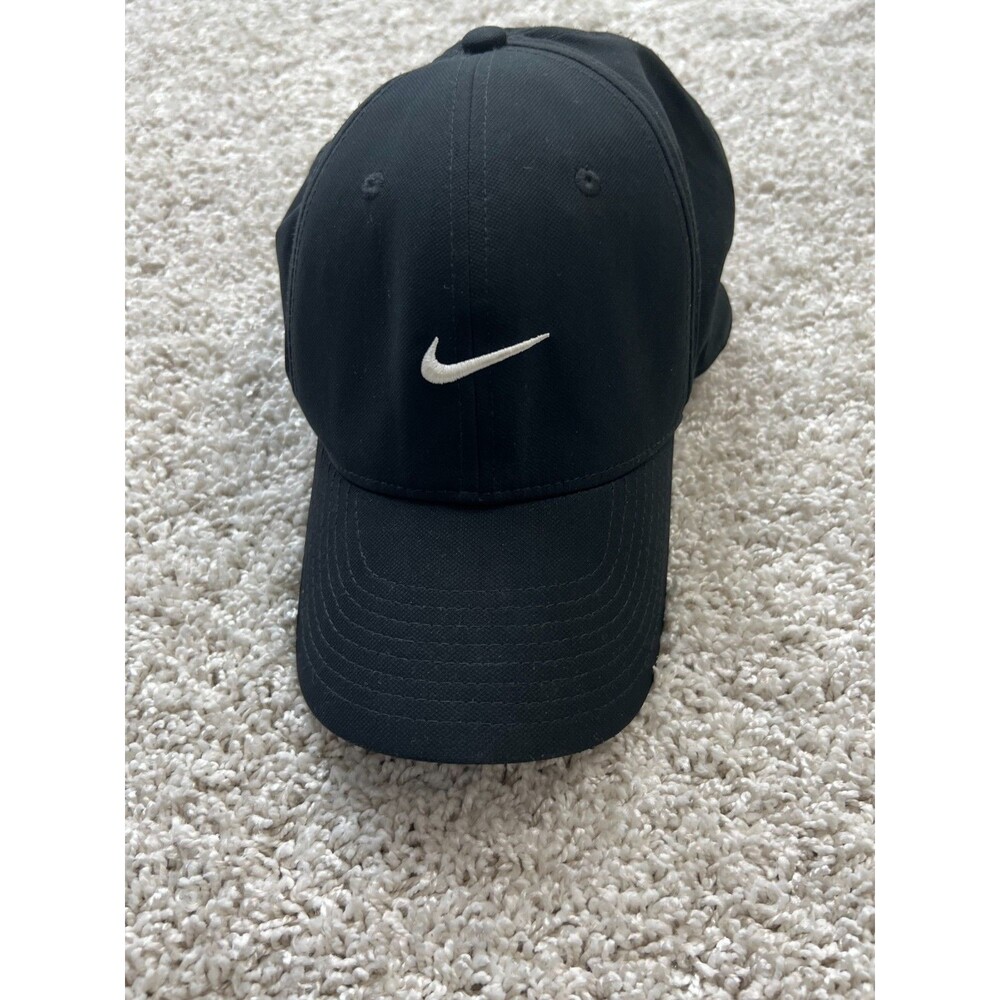 Women’s Nike Featherlite Dri-Fit Club Performance Black Adjustable Hat One Size - Picture 2 of 5